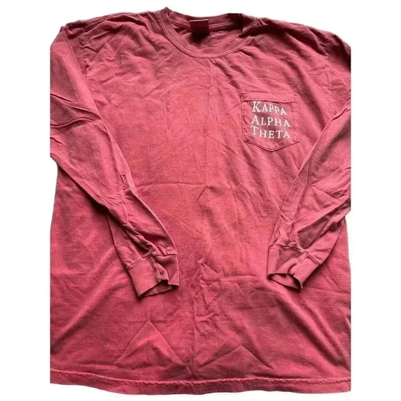 KAPPA ALPHA THETA comfort colors shirt Large - Picture 3 of 4